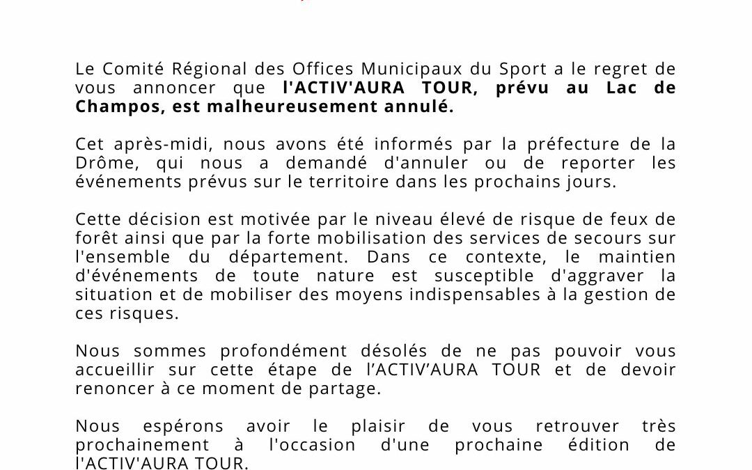 Activ&rsquo; Aura Tour – Super Besse